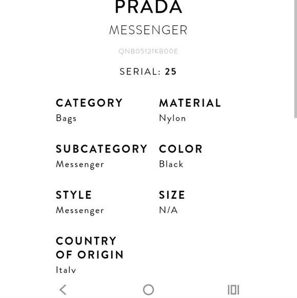 Vintage Prada Messager Bag - Picture 7 of 13